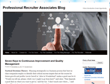 Tablet Screenshot of profrecruitersblog.com